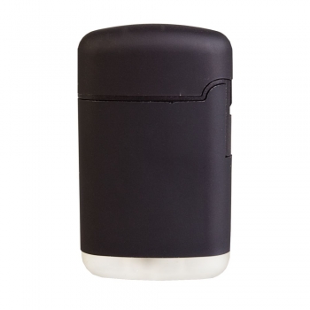 Зажигалка Zenga, турбо, многоразовая, черная