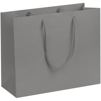 Пакет бумажный Porta S, горизонтальный, серый