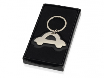 Брелок "Автомобиль", красный/серебристый