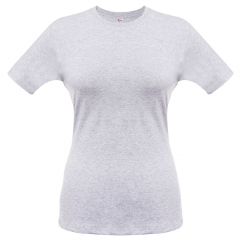 Футболка женская T-bolka Stretch Lady, серый меланж