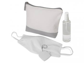 Набор средств индивидуальной защиты "Плэйн" в хлопковой косметичке