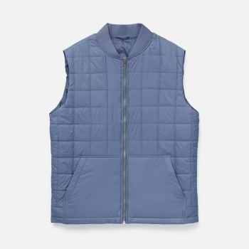 Жилет унисекс Warmbridge, синий (джинс)