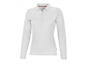 Рубашка поло "Point" женская с длинным рукавом, красный