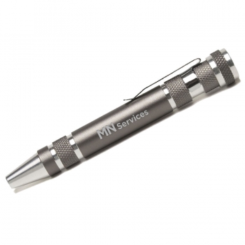 Набор из 8 отверток  "MULTIPEN" ,  серый, 11х1,5 см, металл