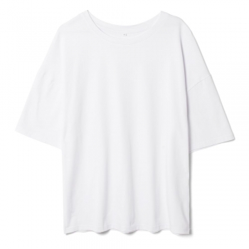 Футболка унисекс оверсайз Crosstown, белая