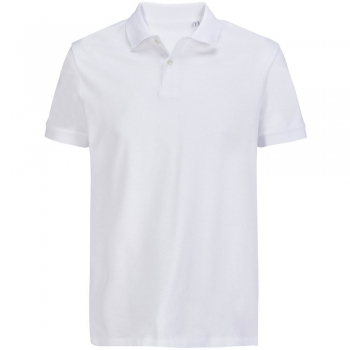 Рубашка поло унисекс Pacific, белая