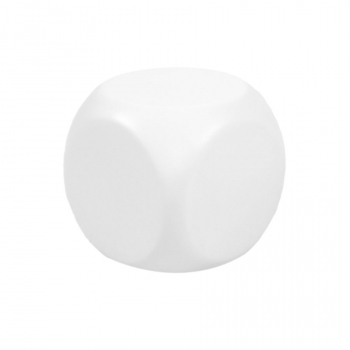 Антистресс  "Куб-приниматель решений", белый, 6х6х6 см, вспененный каучук, тампопечать