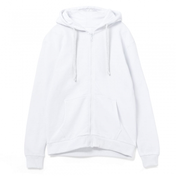Толстовка на молнии с капюшоном Siverga Heavy 2.0, белая