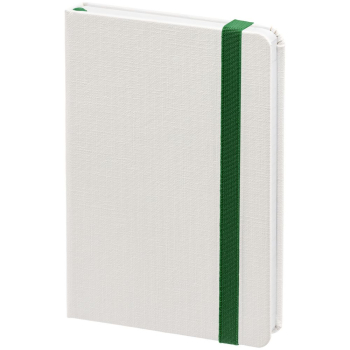 Блокнот Tex Mini, белый с зеленым