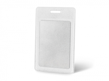 Вертикальный карман из экокожи для карты "Favor", белый