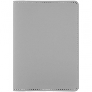 Обложка для паспорта Shall Simple, серый