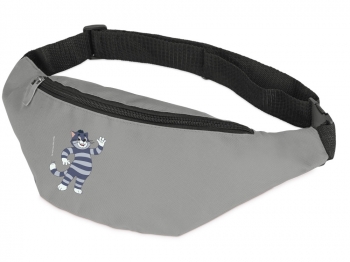 Сумка на пояс "Простоквашино», серый