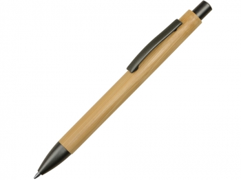 Ручка бамбуковая шариковая "Tender Bamboo", темно-серый