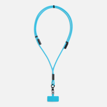 Кабель-ланьярд energyFlex Power Delivery 60 Вт, голубой