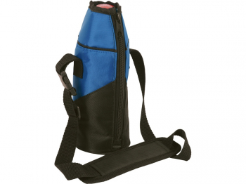 Сумка-холодильник «Coolflask», синий/черный