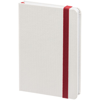 Блокнот Tex Mini, белый с красным