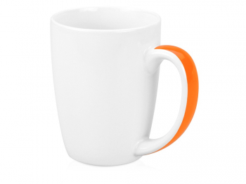 Кружка "Good Day" 320мл, белый/оранжевый