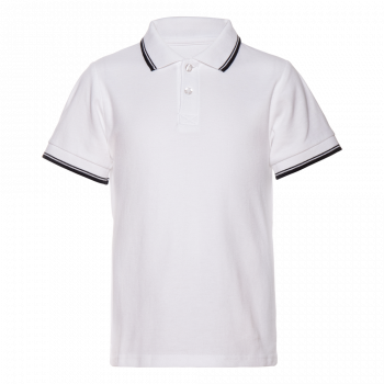 Рубашка поло детская 04TJ_Белый (10) (10 лет/10)