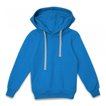 Толстовка с капюшоном детская Kirenga Kids, бирюзовая