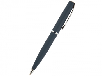 Ручка "Sienna" шариковая  автоматическая, синий металлический корпус, 1.0 мм, синяя