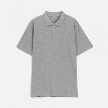 Рубашка поло унисекс Tervise, серый меланж