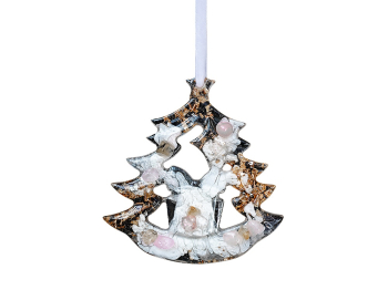 Елочные игрушки (Ель) Розовый кварц