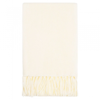 Шарф Flette, белый (молочный)