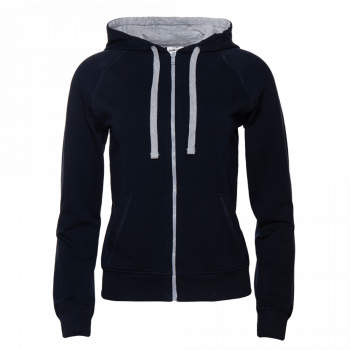 Толстовка женская STAN с капюшоном на молнии футер без начёса, 260, 61W