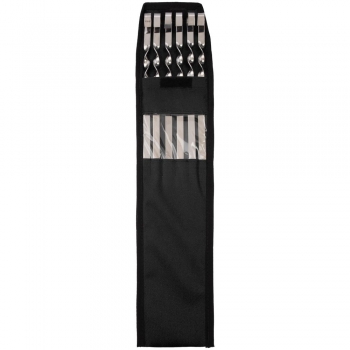 Набор шампуров в чехле Bower, черный