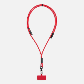 Кабель-ланьярд energyFlex Power Delivery 60 Вт, красный