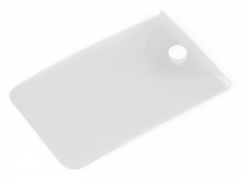Прозрачный кармашек PVC, белый цвет