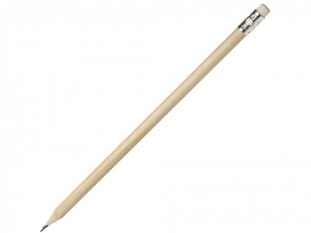 Graffo карандаш с ластиком - Натуральный