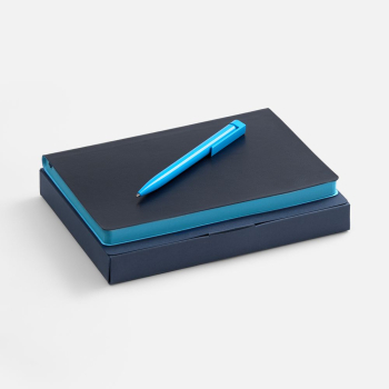 Набор Doppio, синий с голубым