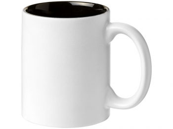 Керамическая кружка Taika, 360 мл, белый/красный