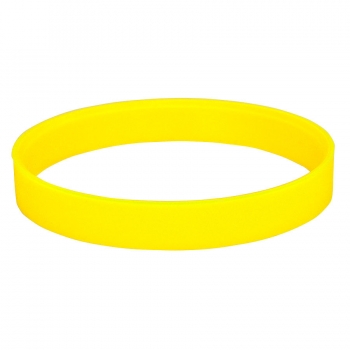 Браслет силиконовый "Фантазия-2",  D6,5см,  желтый