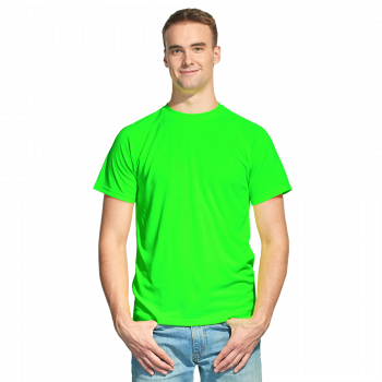 Футболка мужская 30_Ярко-зелёный неон (126) (14 лет)
