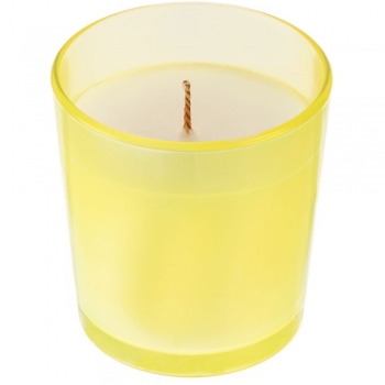 Свеча ароматическая Ristoro, желтая, ягоды в игристом