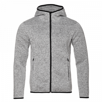 Толстовка унисекс STAN на молнии вязанный флис, 320, 67, Серый меланж,  (50)  (50/L)