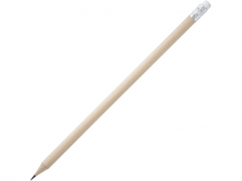 Карандаш деревянный COUVET с ластиком, бежевый