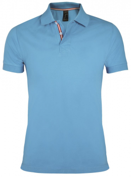 Рубашка поло мужская Patriot 200, голубая