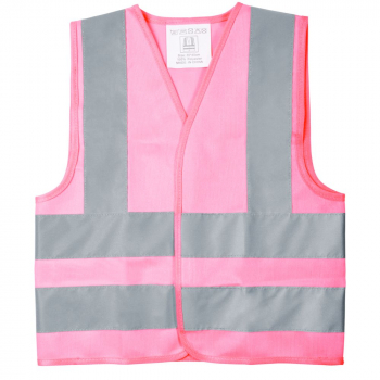 Жилет детский светоотражающий Glow, розовый