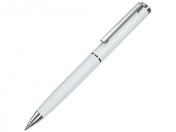 Шариковая металлическая ручка с анодированным слоем "Monarch", белая