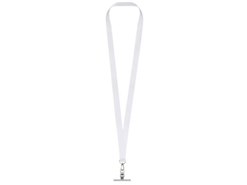 Ланъярд 2 см под сублимацию с трендовым карабином и металлическим держателем для телефона, серебристый