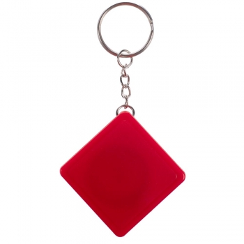 Брелок с рулеткой Square, ver.2, красный