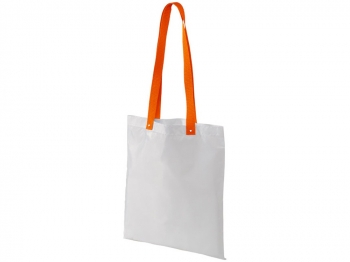 Сумка из полиэстера Uto, белый/оранжевый