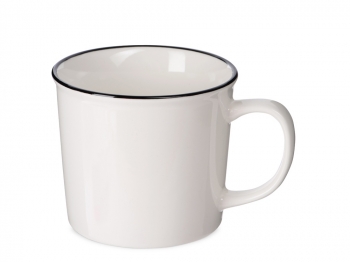 Кружка "Nancy Line", белый/черный