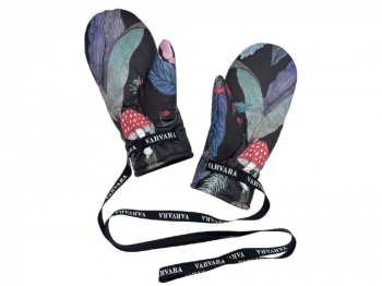 Варежки «Зайцы». Varvara (без лого Varvara)