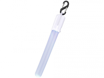 Фонарь Fluo с клипом, белый