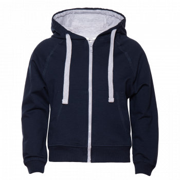 Толстовка  детская STAN с капюшоном на молнии футер без начёса 260, 61J, Т-синий (46) (10/10 лет)