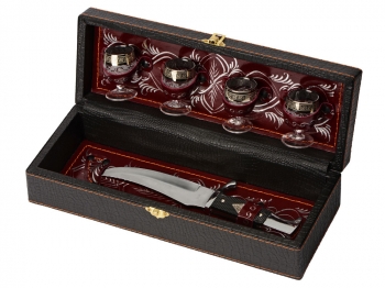 Набор «Подарочный», темно-коичневый/бордовый